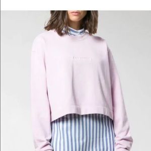 Acne Studios Odice Crop Sweater (Light Pink)